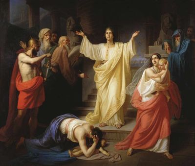"Суд Соломона", 1854