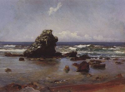 Морской залив. Ливорно. 1862
