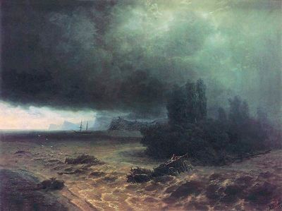 «Ливень в Судаке», 1897