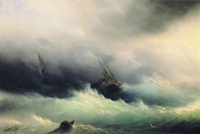 «Бурное море», 1860
