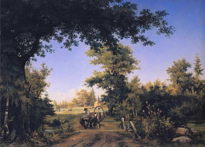 «Вид в окрестностях Петербурга», 1856