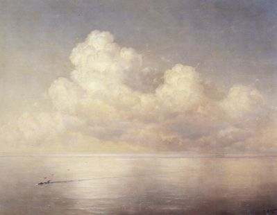 «Облака над морем. Штиль», 1889
