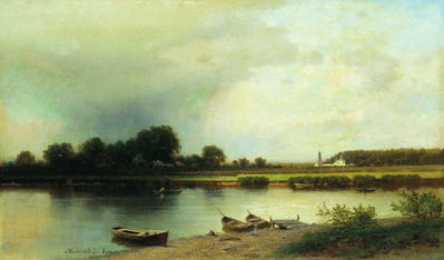 Пейзаж под Казанью. 1876