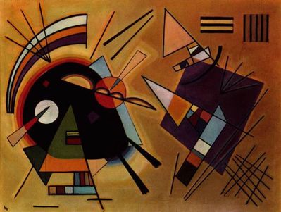 "Черный и фиолетовый", 1923