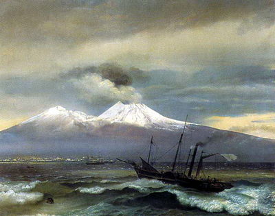 "Вид Везувия с моря", Между 1829 и 1833