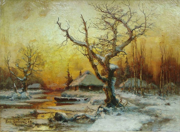 Зимний пейзаж. 1889