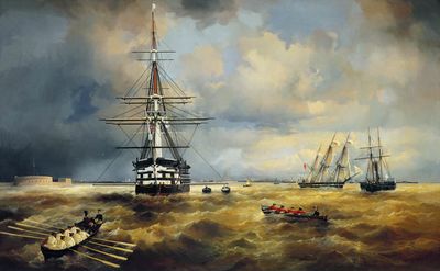 «Кронштадтский рейд», 1840