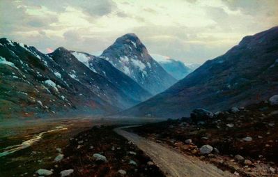 "Дорога в горах", 1897