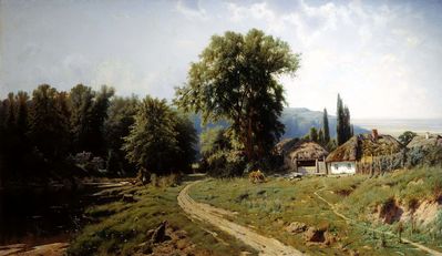 "Хутор в Малороссии", 1884
