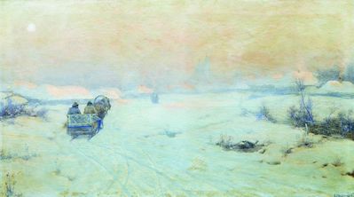 "Морозный день", 1895
