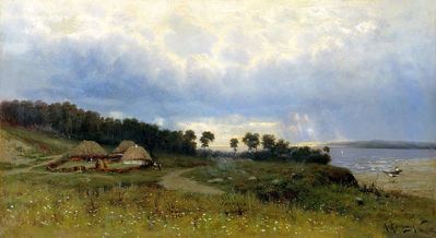 "Перед дождём", 1880