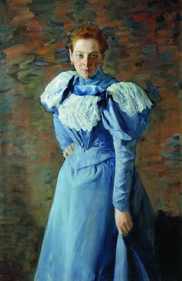 Портрет Е.С.Калининой. 1911