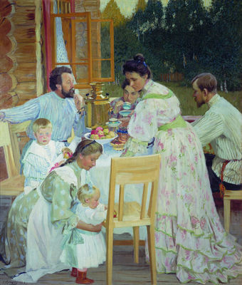 "На террасе", 1906