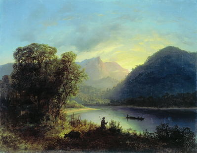 «Горное озеро», 1852