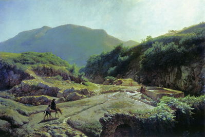 Фонтан Аннибала в Рокка-ди-Папа близ Рима. 1857-1859