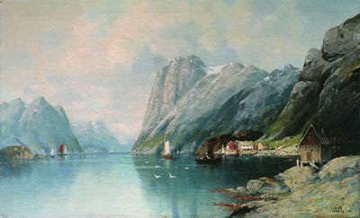 Фьорд в Норвегии. 1899