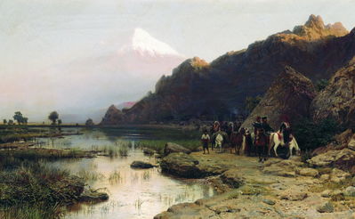 Горный пейзаж. 1886