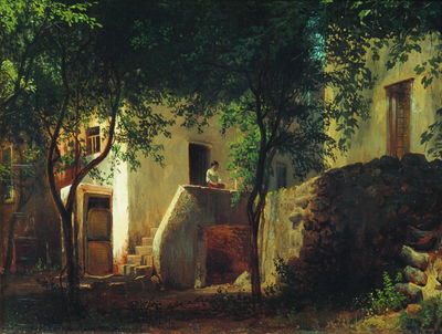 итальянский дворик. 1869
