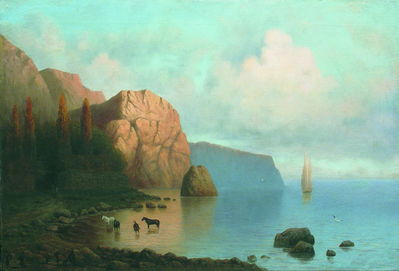 Морской вид. 1880-е