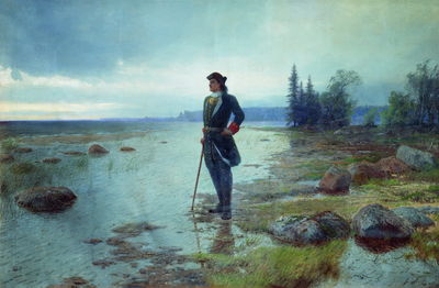 На берегу пустынных волн.... 1897