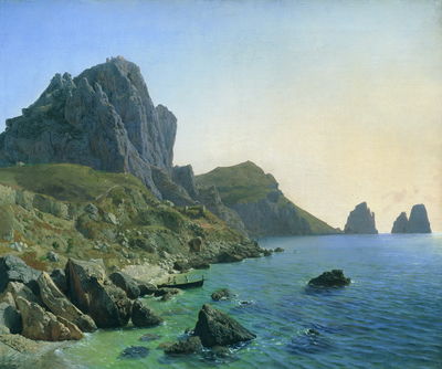 На острове Капри. Береговые утесы. 1859