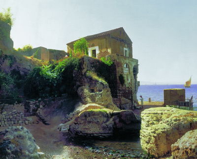 На острове Капри. Рыбацкий домик. 1859