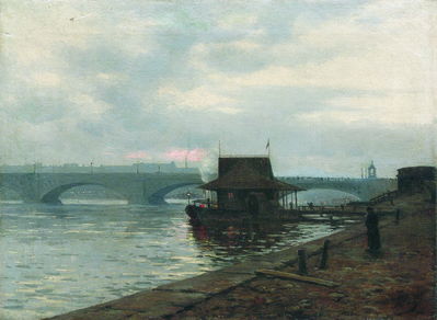 Набережная в Санкт-Петербурге. 1896