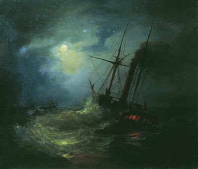 Ночь на море. 1891