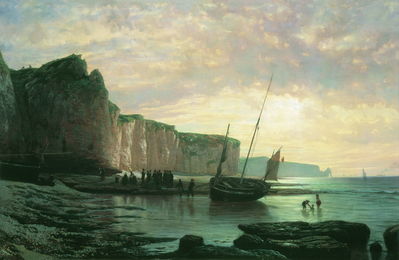 Нормандский берег. 1859