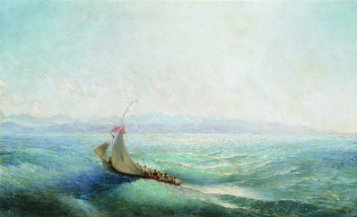 Парусник в море. 1898
