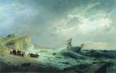 Шторм. 1860-е