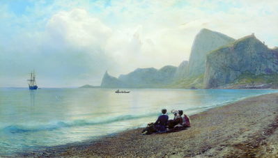 У моря. 1884