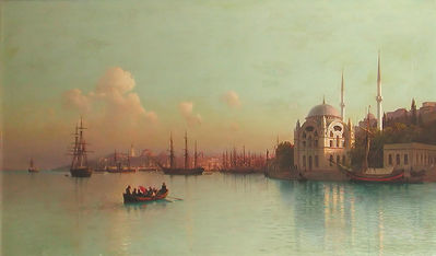 Залив Золотой Рог. Босфор. 1883