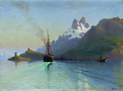 «Боде на Лофотенских островах в Норвегии», 1893