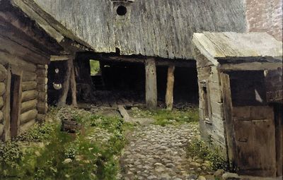"Ветхий дворик. Плёс", 1890