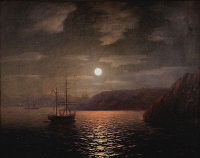 «Лунная ночь на Черном море», 1855