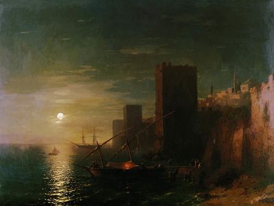 «Лунная ночь в Константинополе», 1862