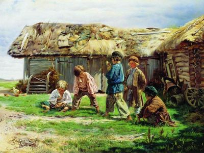 «игра в бабки», 1870