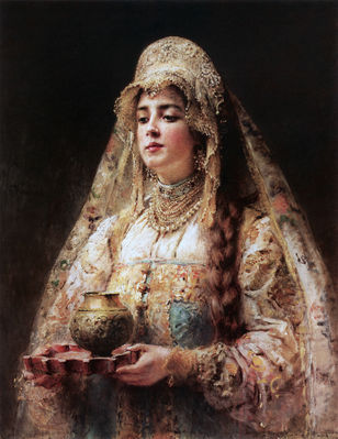 Чарка меду. 1890-е