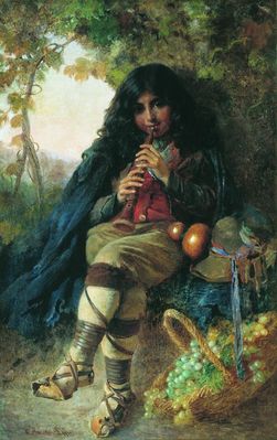 итальянский мальчик. 1877