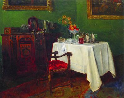 Натюрморт в интерьере. 1880-1900-е