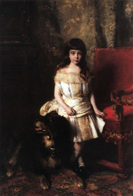 Портрет Петра Александровича Половцева ребенком. 1880