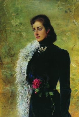 Портрет В.В.Бахрушиной, урожденной Носовой. 1900-е