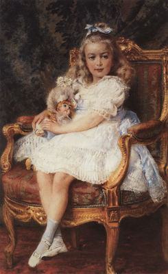 Портрет великой княжны Марии Николаевны. 1905