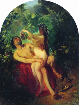 Сатир и Нимфа. 1863