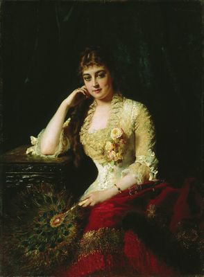 Женский портрет. Начало 1880-х