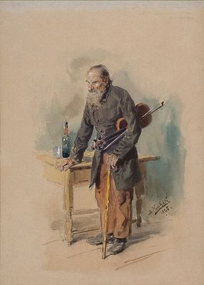 Бродячий скрипач. 1886