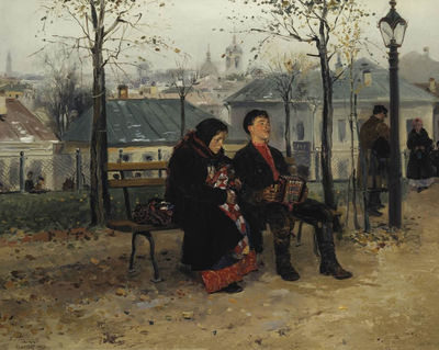 На бульваре. 1886-1887
