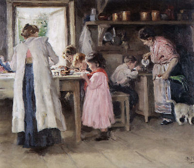 На кухне. 1913
