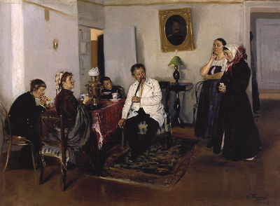 Наем прислуги. 1891